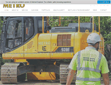 Tablet Screenshot of metrodeconstruction.com